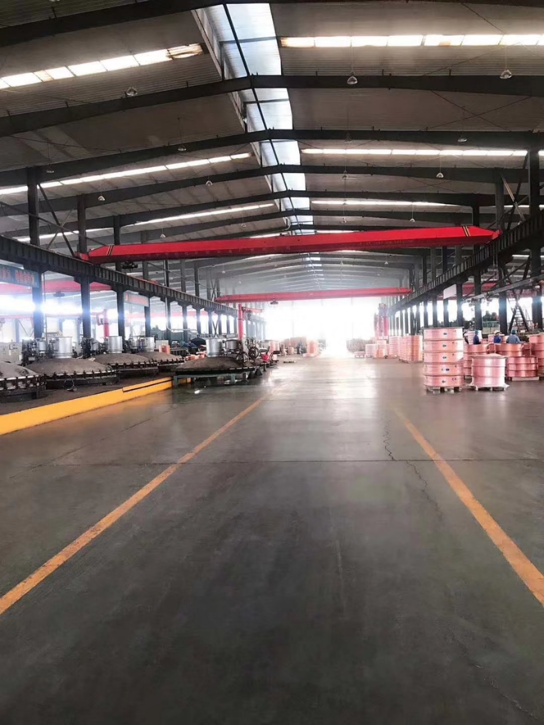 銅管生產(chǎn)現場(chǎng)-盤(pán)管退火、包裝區